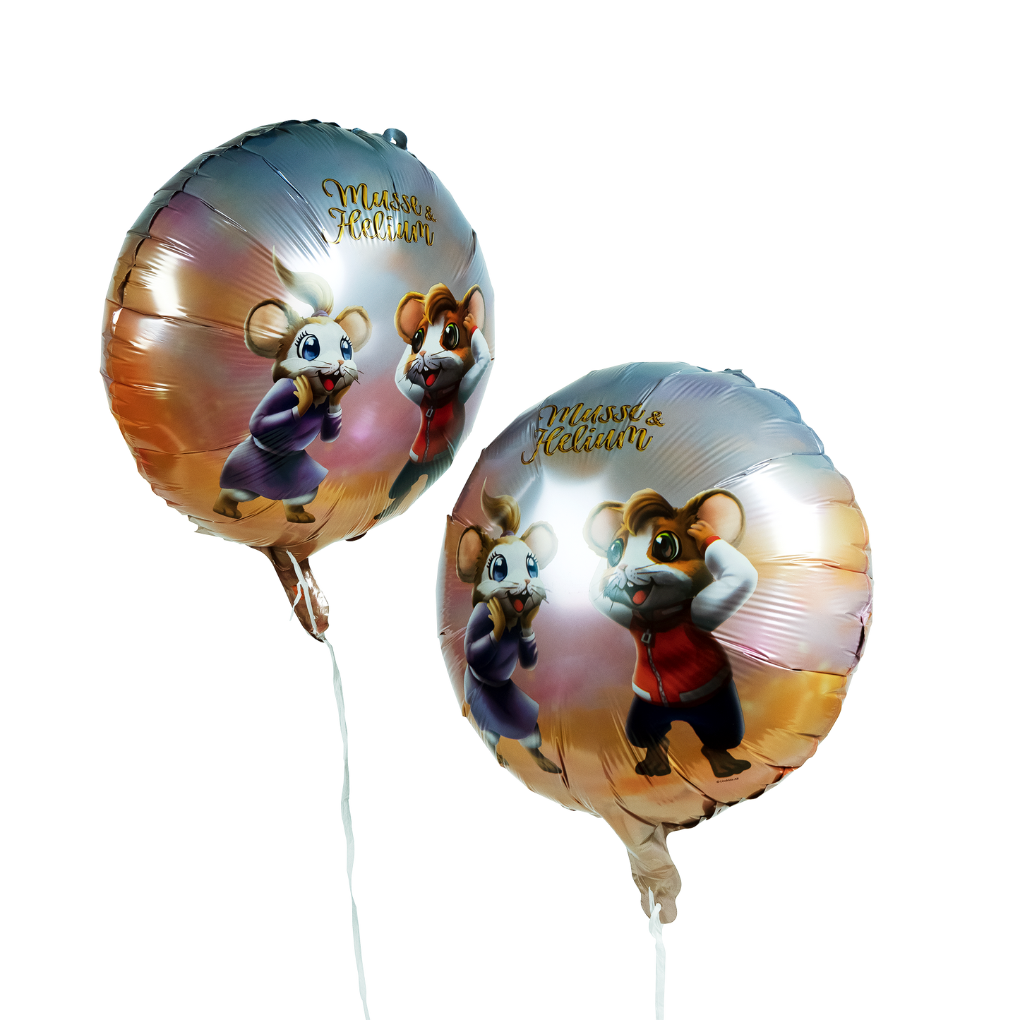 Folieballong, 45cm, Musse & Helium