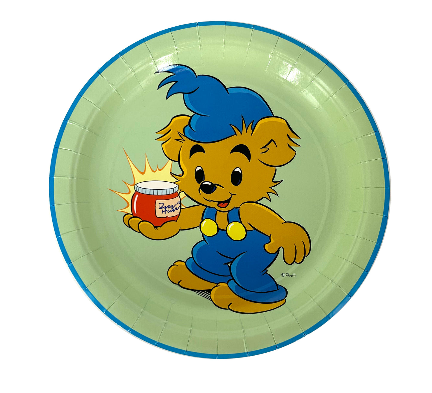 Papperstallrik 23cm, 8st, Bamse Kalas