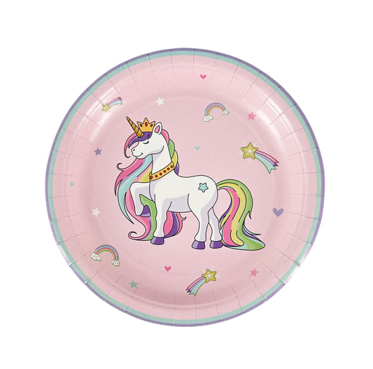 Paper plate, 8 pcs, Student