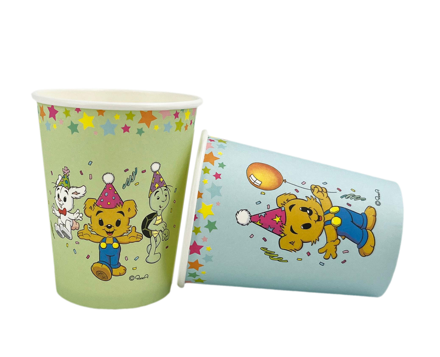 204354 Pappersmuggar 250ml, 8st, Bamse Party