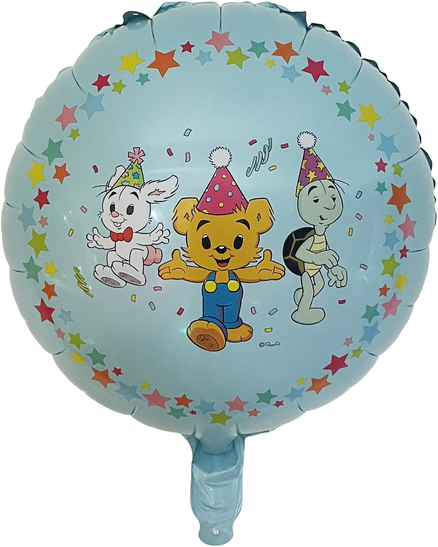 204372 Folieballong, 45cm, Grön, Bamse Party