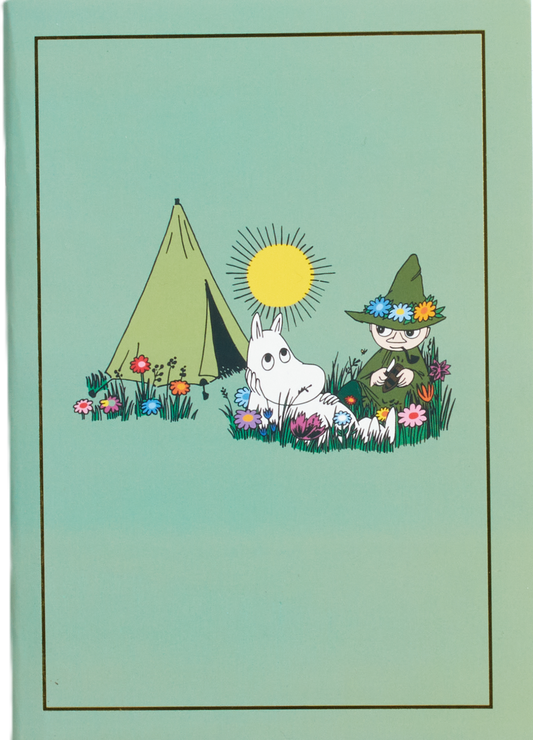 204411 ∙ Soft cover, Notebook A5, Grön, Mumin & Snusmumriken