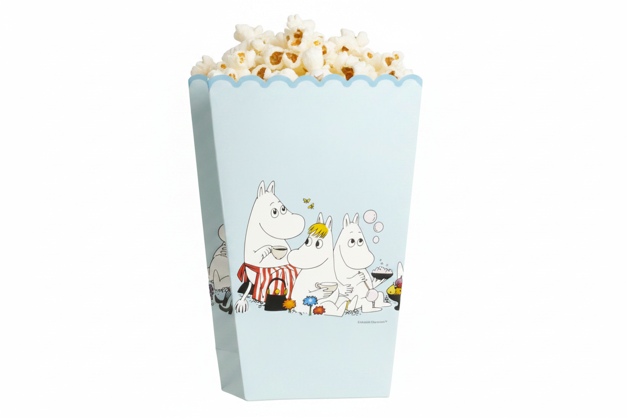 203251 Popcornbägare, 8st, Flerfärgade, Mumin