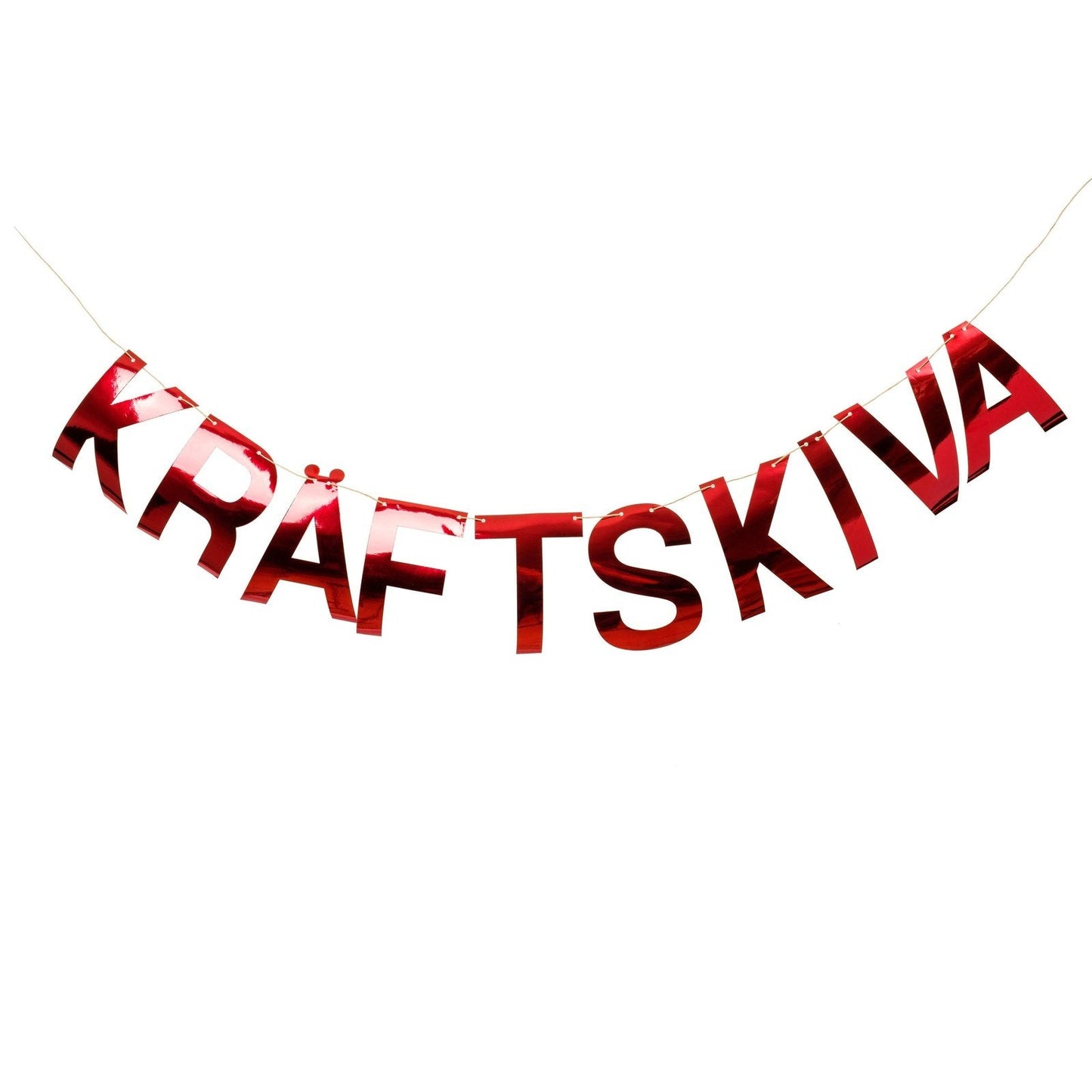 Banner "Kräftkiva", 16cm high and 2m long - Engångsartiklar, Student, Jul, Nyår, Fest, Kalas