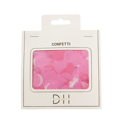 Confetti 30 grams pink/white